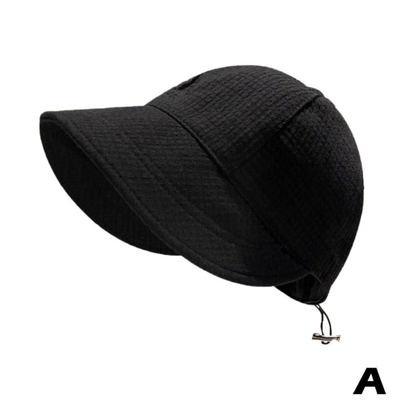 New Arrivals Foldable Wide Brim Women Adjustable Portable Outdoor Beach Bucket Hat Summer Sun Protection Visors Fisherman Cap Panama_voghion.com