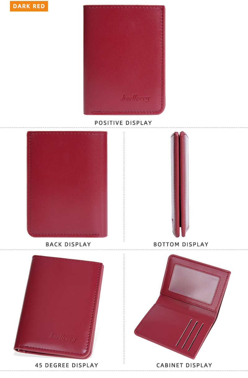 Herrentaschen Neue Herren- und Damenbrieftasche Einfache dünne Führerschein Multi-Card-Kartenhalter Wasserdichte Reise_voghion.com