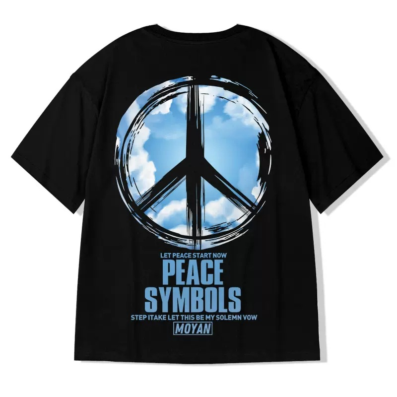 C&JAmerican Street Fashion Ins Kuerzärmlech T-Shirt Summer China-Chic Oversize Plus Oversize Hären Hallefärm 8XL_voghion.com