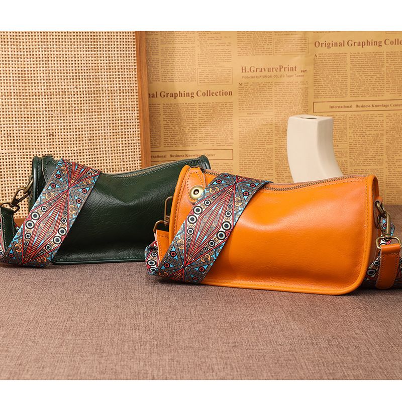 2022 Nuova borsa a tracolla singola in vera pelle da donna, versatile, alla moda, con strato superiore ascellare in pelle bovina conciata al vegetale e linfa d'albero_voghion.com