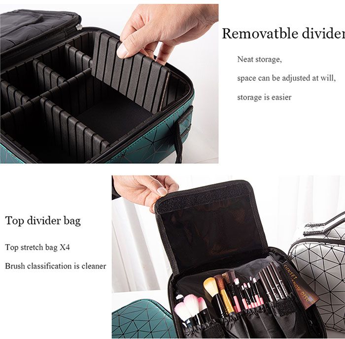 Profesyonel Makyaj Çantası - Tırnak Aletleriyle Birlikte Güzellik Düzenleyici_voghion.com