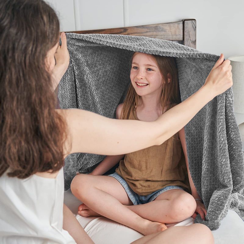 Decke, weich, gemütlich, Überwurfdecke, leicht, Plüsch, Komfort, strukturierte Flanelldecke, warme Plüschdecke, Schlafsofa_voghion.com
