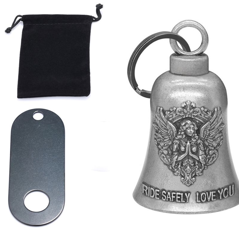 Ensemble de cloches d'archange personnalisées, ailes de croix viking et pendentif de cavalier, vente à chaud_voghion.com
