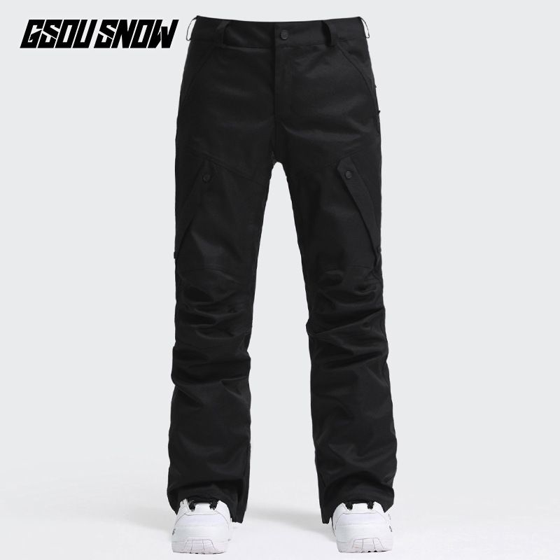 Costum de schi pentru bărbați, impermeabil, rezistent la vânt, gros, cald, dublu, costum de snowboard, pantaloni de zăpadă lejeri pentru bărbați_voghion.com