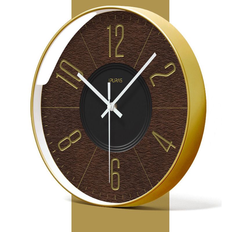 Yipula 7061 Living Room Creative Modern Light Luxury Home Fashion Nordic Wall Quartz Clock_voghion.com