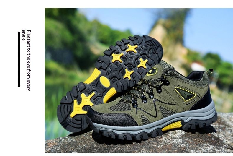 Glide 2024, nuove scarpe sportive all'aria aperta da uomo, scarpe da trekking basse in pelle scamosciata per il commercio transfrontaliero, scarpe antinfortunistiche da lavoro di grandi dimensioni_voghion.com