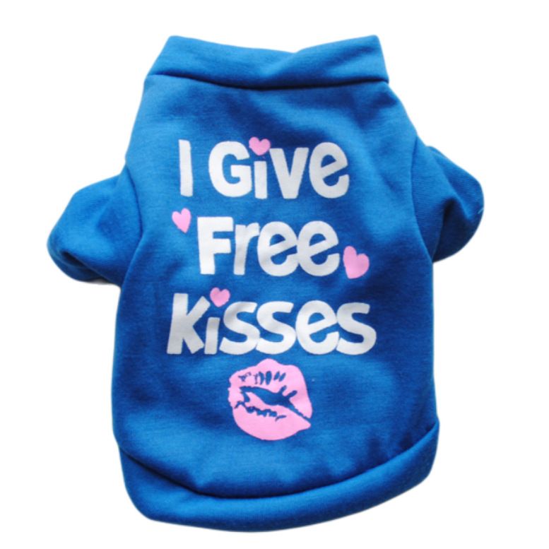 Puppy Kitten Clothes Spring And Summer Breathable Short Sleeve T-Shirt Six Colors Work Registration Certificate_voghion.com