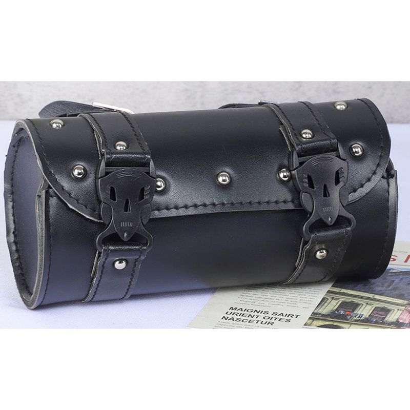 Wind Motorcycle Rider Left And Right Side Hanging Hook Storage Black Bicycle Riding Bag_voghion.com