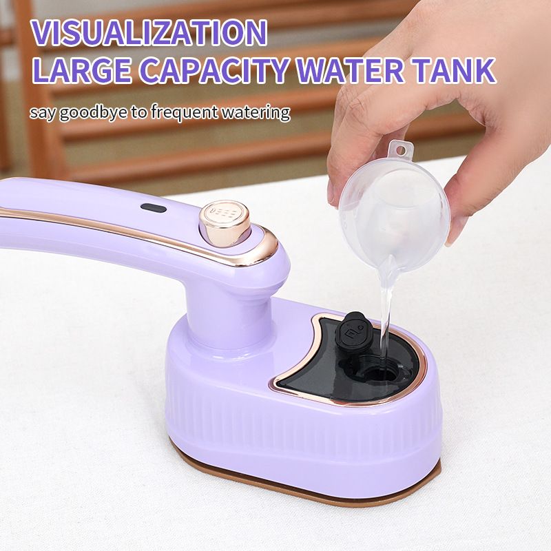 2-in-1 Hanging Handheld Garment Steamer, Portable Clothes Steamer For Home Travel Use, Foldable Design_voghion.com