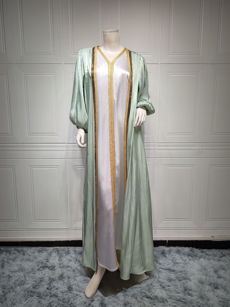 Abbigliamento Donna Moda Donna Abito in raso scintillante_voghion.com