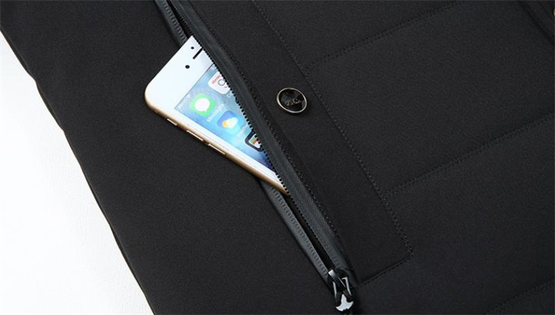 Winter Men's Jacket Warm Fleece Business Casual Stand-up Collar Jacket Parker Thick Coat -30 Degrees Warm Fur Collar_voghion.com