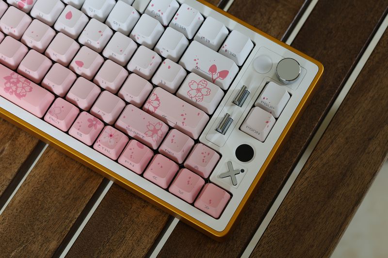 Jkdk Pink Transparent 87 104 Key Cap_voghion.com