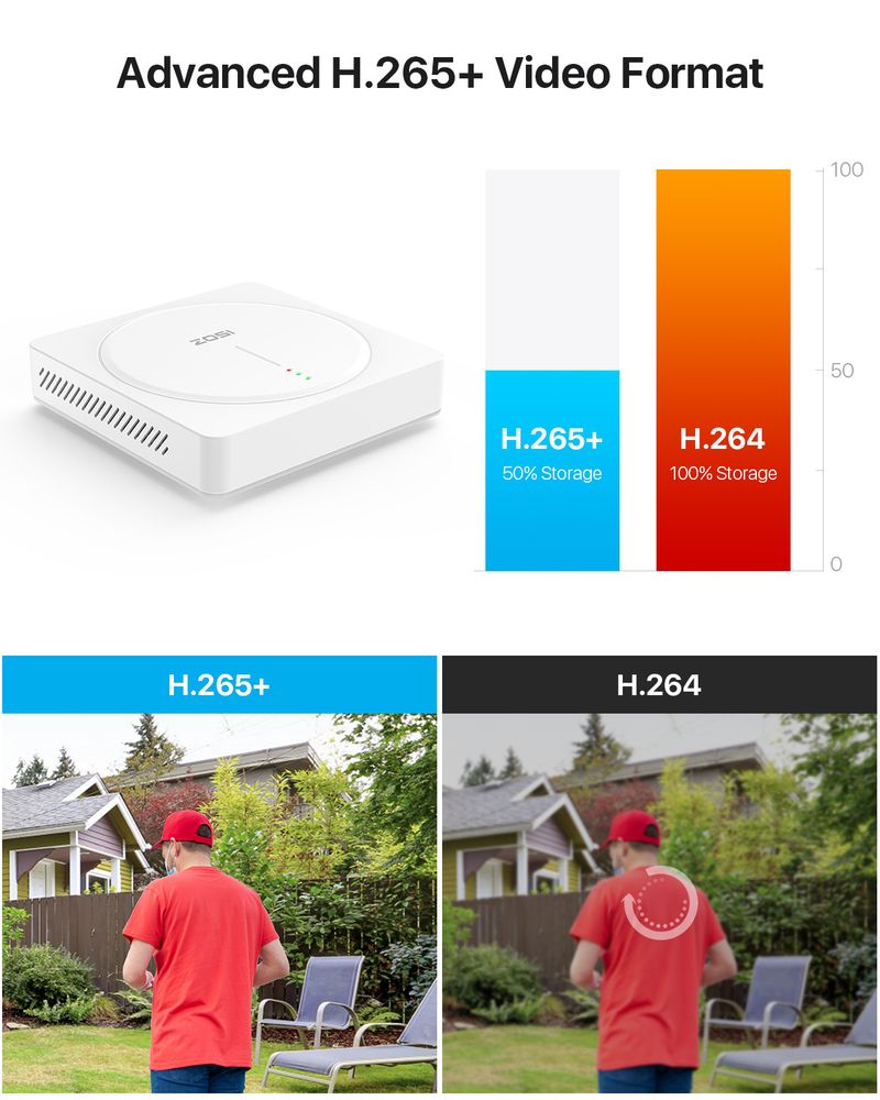 Câmera de segurança interna/externa de 5 MP com visão noturna, câmera CCTV à prova de intempéries, resolução de 2880 x 1620, corte infravermelho, IP66, áudio bidirecional_voghion.com