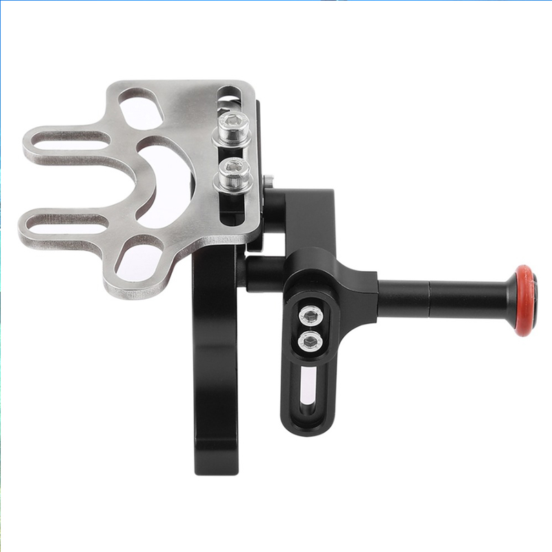 Aluminium-Shutter-Trigger-Verlängerungshebel-Montageadapter, Zubehör für Tauchtablett-Stabilisator, Unterwasserkamera-Gehäuse_voghion.com