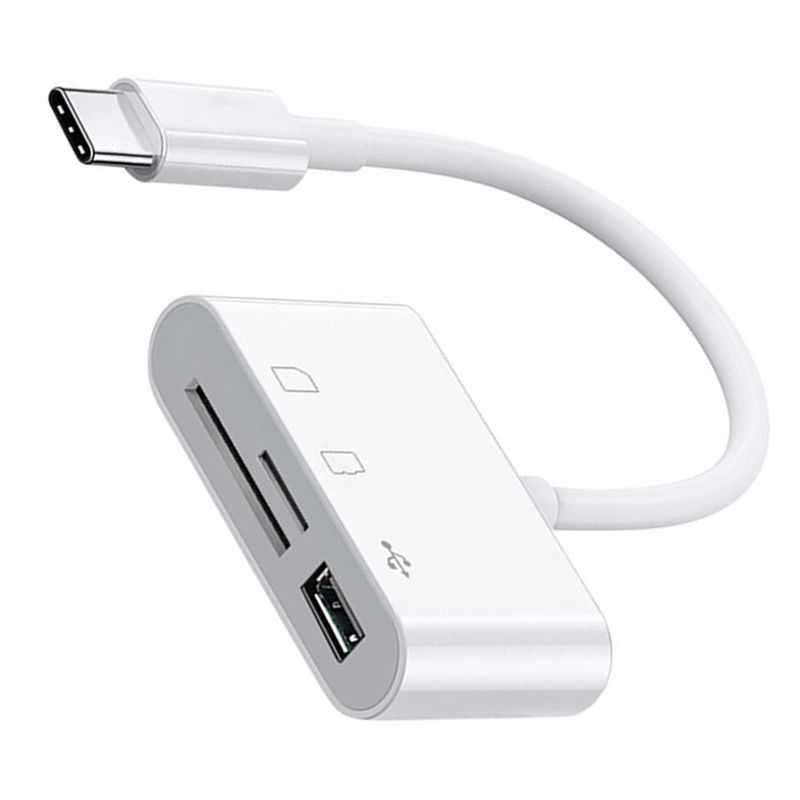 3 In 1 Reader TF Camera SD Memory Card Type-C USB Conversion Head OTG Adapter For Samsung Huawei Xiaomi _voghion.com