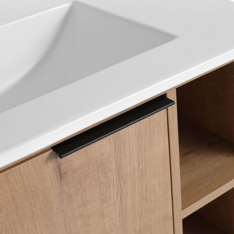 30'' Floating Wall-Mounted Bathroom Vanity with Ceramics Sink & Soft-Close Cabinet Door_voghion.com