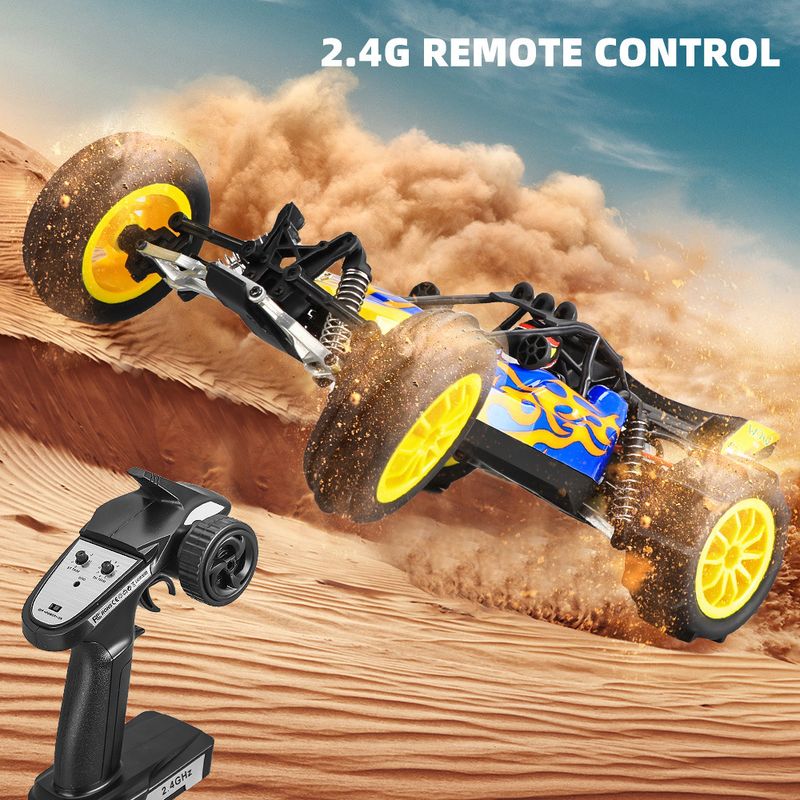 Véhicule tout-terrain télécommandé à grande vitesse RC à quatre roues motrices Big Foot Racing jouet électrique modèle de voiture adulte garçon_voghion.com