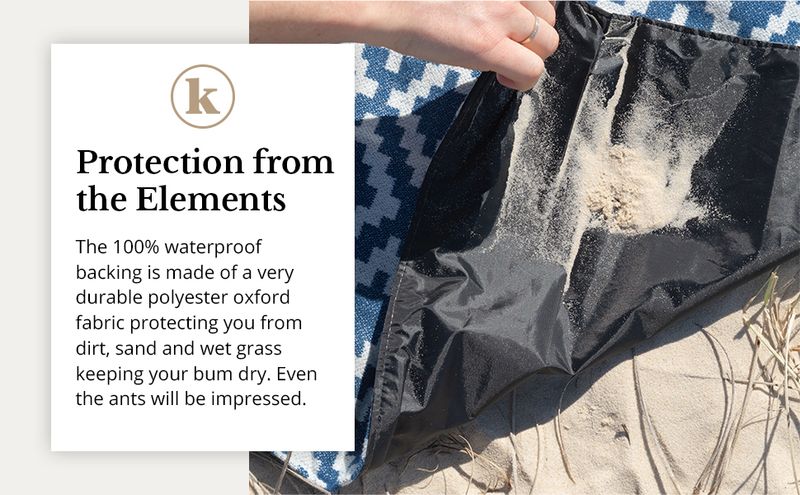 Komorebi Extra Large Picnic 198.12cm X 149.86cm Waterproof Outdoor Blanket, Foldable Portable Sandproof Beach Blanket -_voghion.com