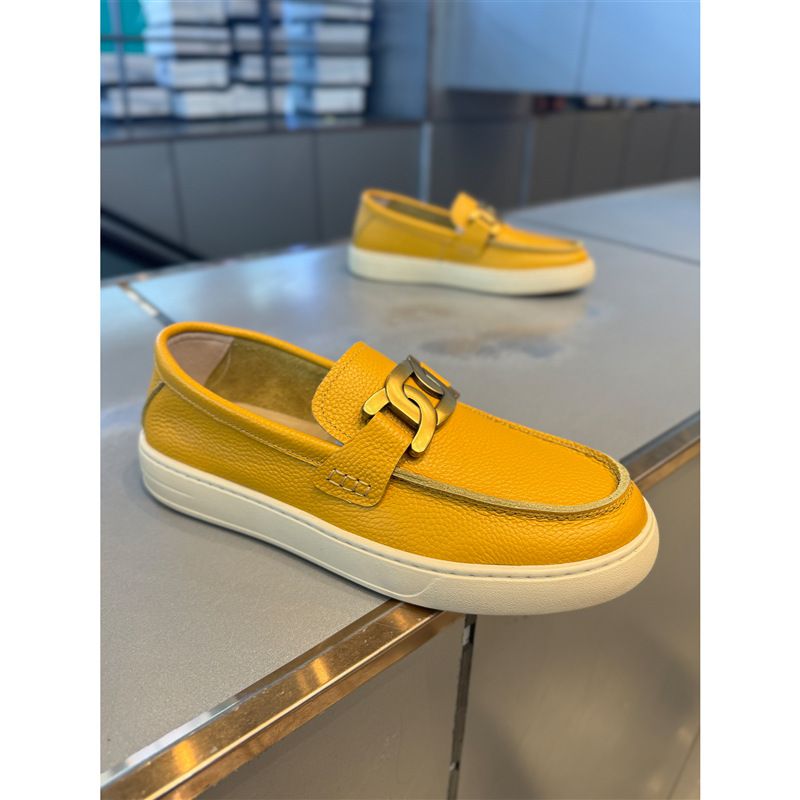 Herren Bean 2024 Frühling und Herbst Schwarz Lazy Business Casual Weiche Sohle One Step Leder Lefu Vielseitige Boardschuhe_voghion.com