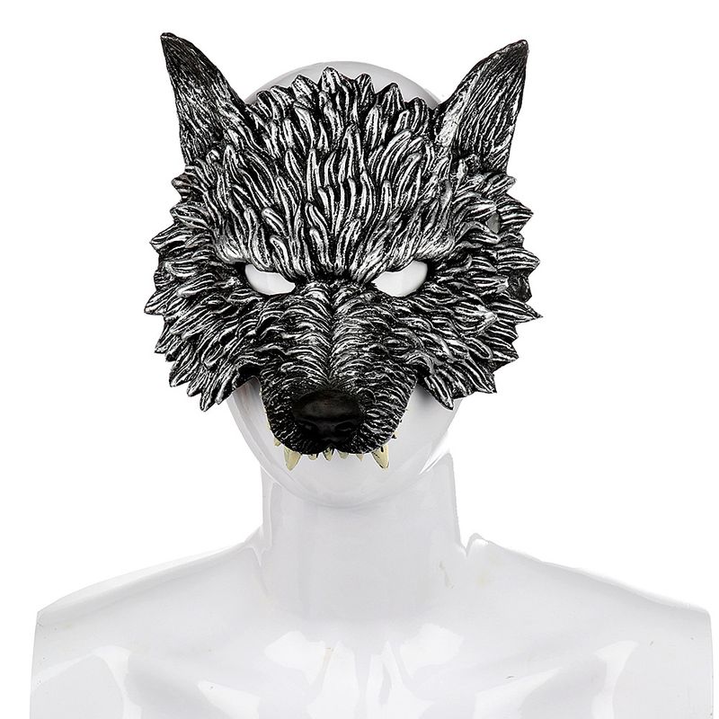 Verbessertes Tier-Halloween-Headset, Karneval, weicher RP-Schaum, 3D-Anzieh-Requisite, Wolfsmaske_voghion.com