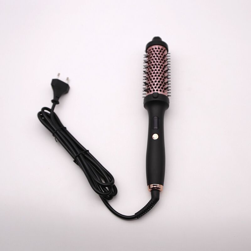 Plug-in-Roller Haarstyling Lockenstab Nicht schädigender LCD-Elektrokamm Glättungsbürste_voghion.com