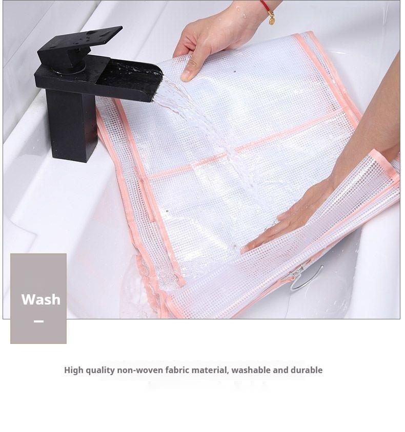 Torba materiałowa, dwustronna, wisząca torba do przechowywania w domu w akademiku_voghion.com