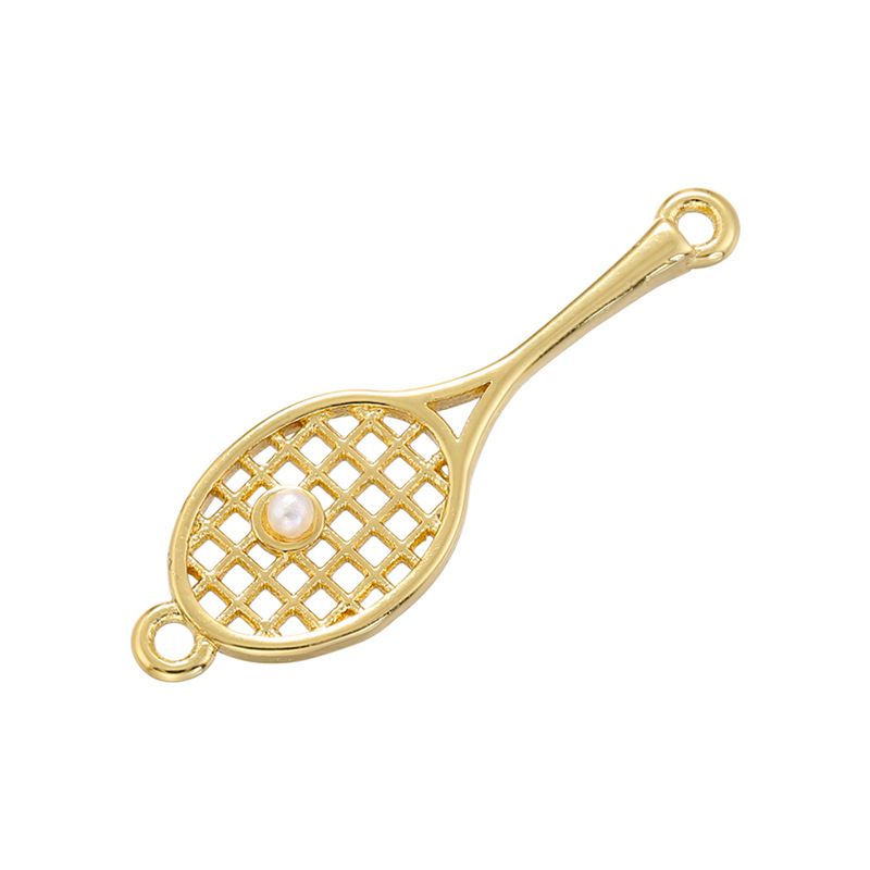 Pendentif raquette de badminton style minimaliste Ins, style hip-hop, croix, petite cloche, accessoires VD1440-1444_voghion.com