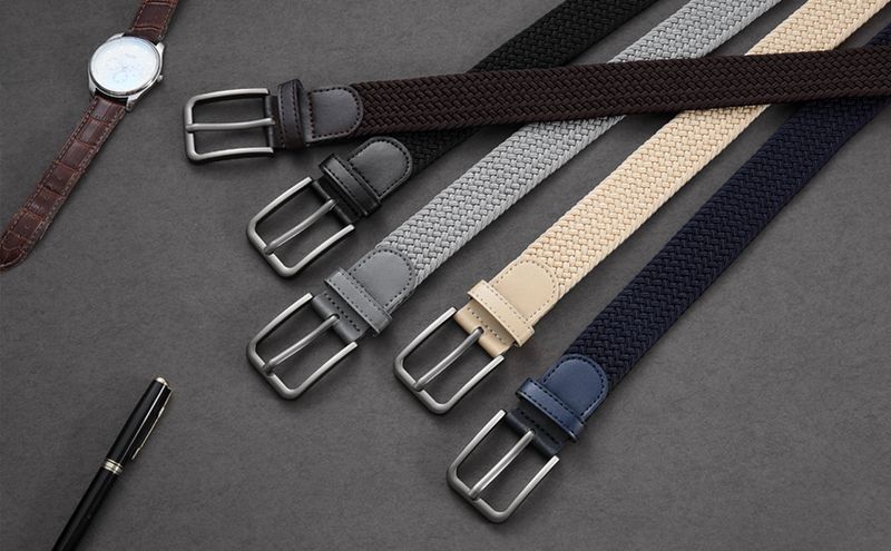HOT 130CM Men's Elastic Unisex Casual Woven Belts for Outdoor Rock Climbing Training Work Women'S Paired with Jeans Belt_voghion.com