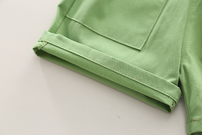Ragazzi maniche corte 2024 Nuovo alla moda abbigliamento estivo per bambini neonati bambini cartone animato due pezzi set_voghion.com