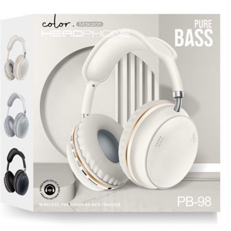 Draadloze Bluetooth gaming-hoofdtelefoon met diepe bas, ruisonderdrukking, speeltijd van meer dan 8 uur, led-lampjes - over-ear comfort voor muziek en gesprekken_voghion.com
