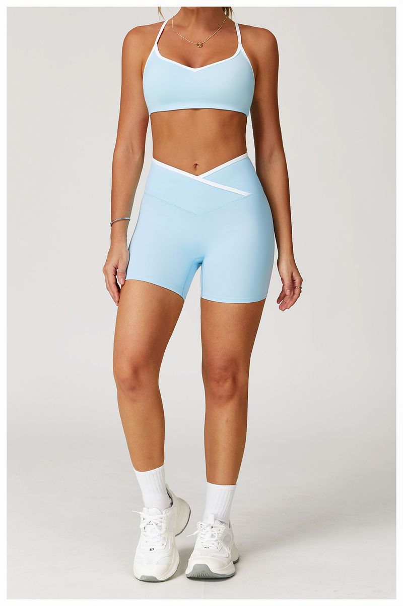 High Waist Yoga Shorts For Women - Seamless Naked Feel Squat Proof Gym Workout Shorts With Peach Lift Design_voghion.com