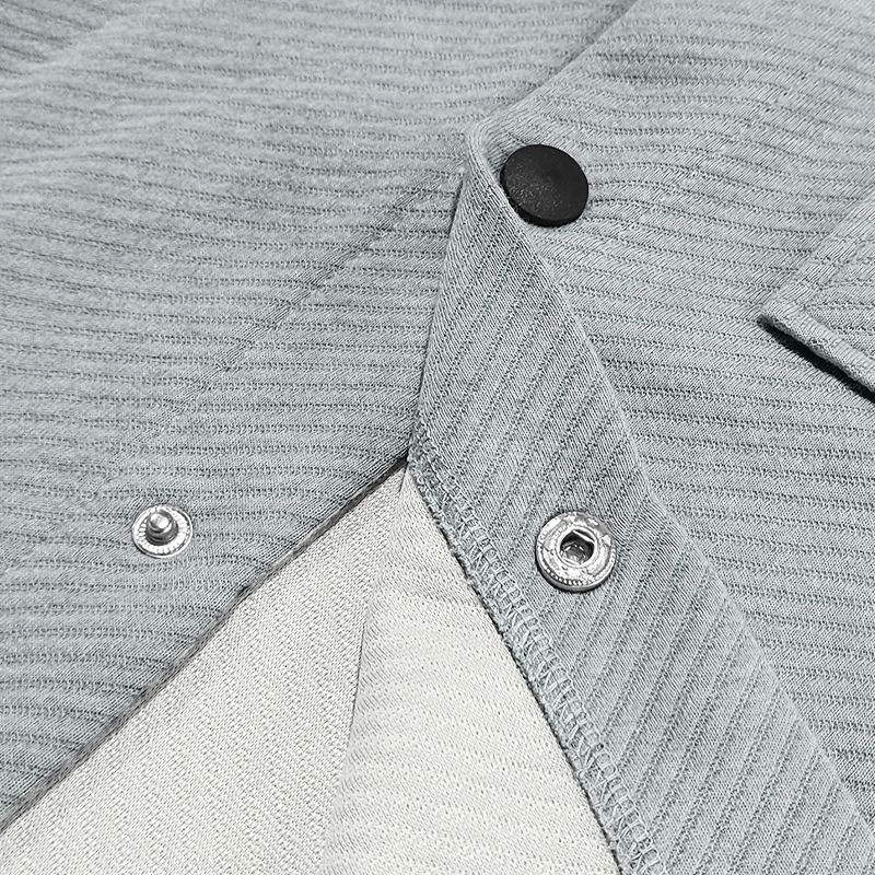 Herrenbekleidung Schwere Twilljacke Freizeithose Herren Neuer einfarbiger Jacquard-Zweiteiler für Herren_voghion.com