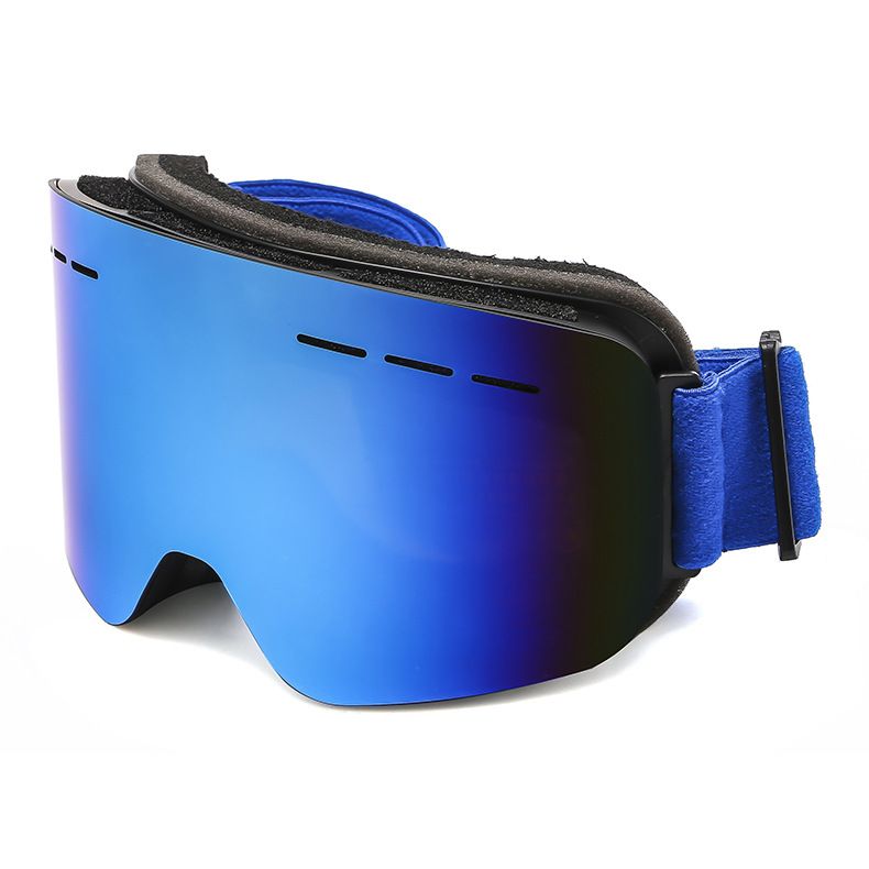 Outdoor Mountaineering Snow Windproof Double Layer Polarized Column Surface Ski Goggles Anti-fog Anti-sand Batch_voghion.com