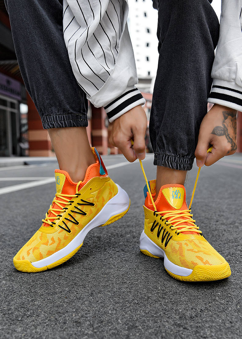 Men's shoes basketball shoes mesh surface breathable student running shoes soft soles sneakers low top non-slip sports shoes_voghion.com