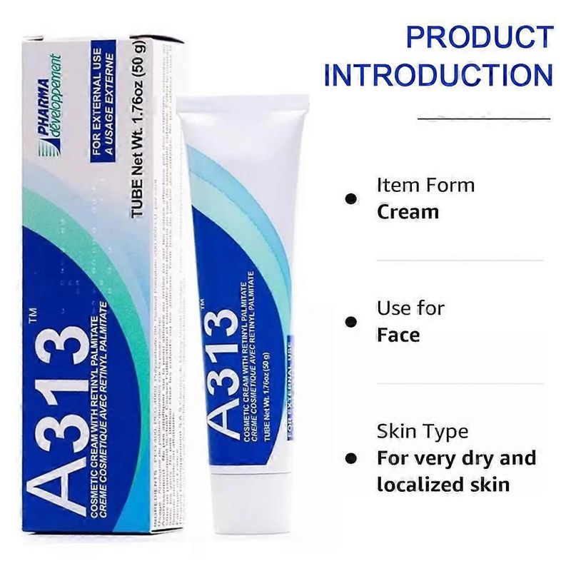 A-313 Vitamin A Retinol Cream A~313 Retinol Anti-Aging Cream For Face, Reduces Pores & Wrinkles, Treats Acne & Dark Spots_voghion.com