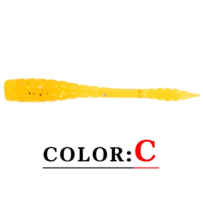 Köder Weicher Köder 0,4 g/4,5 cm Weicher Wurmköder Madenwurm Roter Wurm Fischköder 50/Beutel Angelausrüstung Produkte_voghion.com