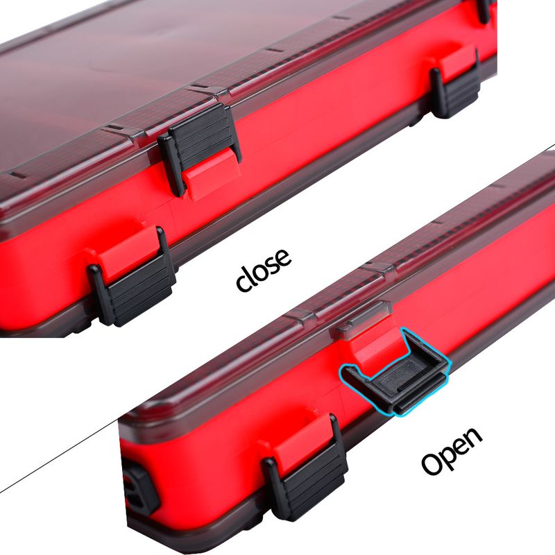 Double-Sided Multi-Function Wood Shrimp Storage Portable Fishing Gear Accessories Plastic Box For Lure Bait_voghion.com