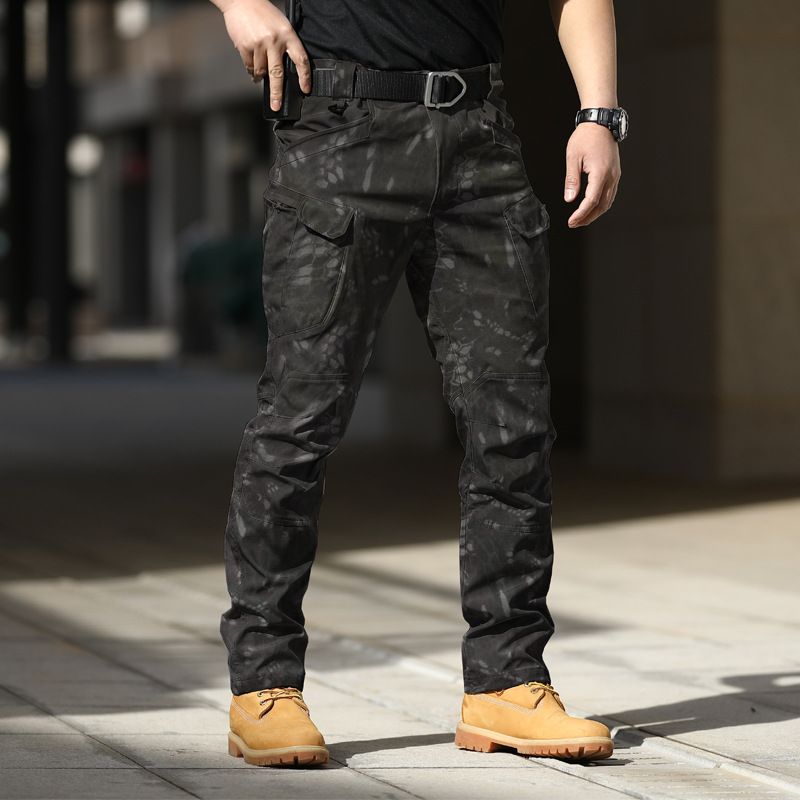 Herretøj Udendørs Archon Soft Shell Tactical Bukser Stretch stof Bybukser Militære fans IX7 Multi Pocket Overalls Combat Bukser_voghion.com