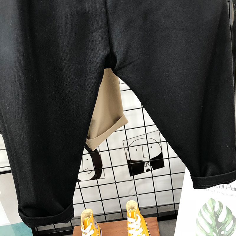 Kinderkleding Kinderpakbroeken 2024 nieuwe kinderbroeken kleine en middelgrote kinderbroeken stijlvolle jongenspakbroeken_voghion.com