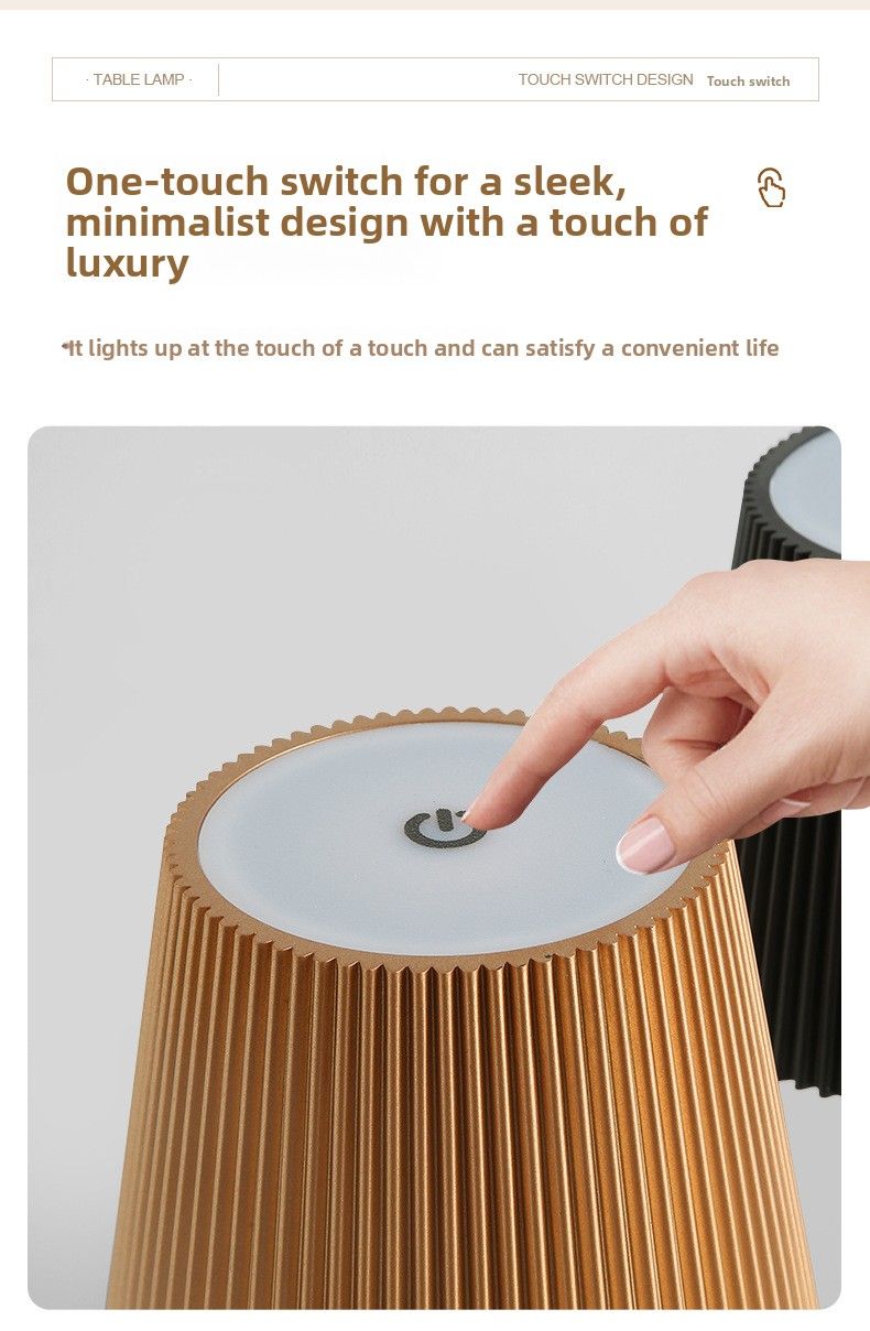Luxus Restaurant Bar Tisch Romantische Schlafzimmer Atmosphäre Lampe Touch USB Lade Nachtlicht_voghion.com