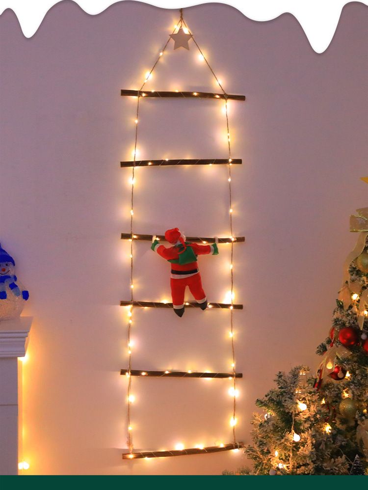 60-LED Christmas Decorative Lights - Tree, Pinecone, Santa & More With 8 Lighting Modes & Remote Control_voghion.com