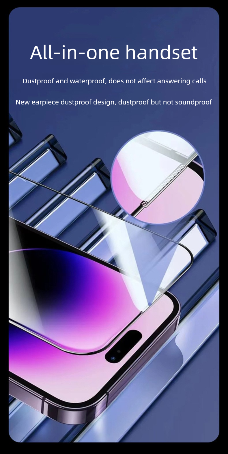 Phone Screen Protector For IPhone Tempered Glass Dust-Free Warehouse 17 Air Privacy Protection 13 Dust Removal Tool_voghion.com