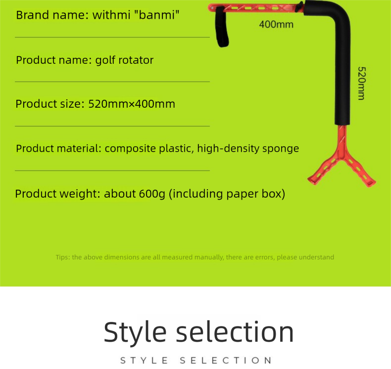 Golf Supplies Rotator Device Auxiliary Trainer Accessories Swing Training Rod Indoor Practice Stick_voghion.com