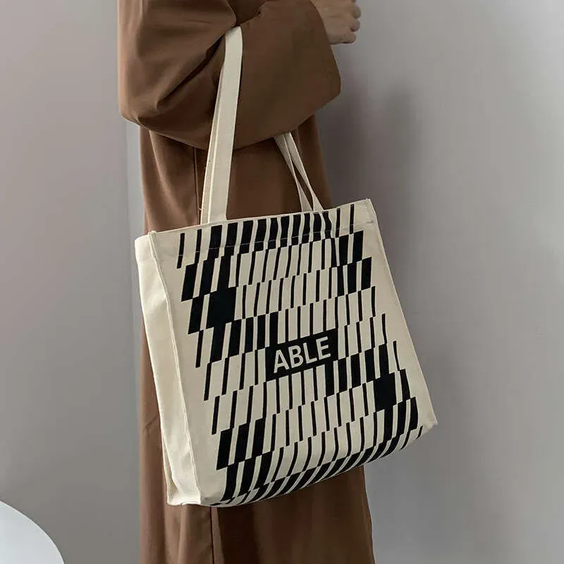 Borsa a tracolla in tela di grande capacità Ins Haruku con cerniera per studentesse in stile Mori_voghion.com