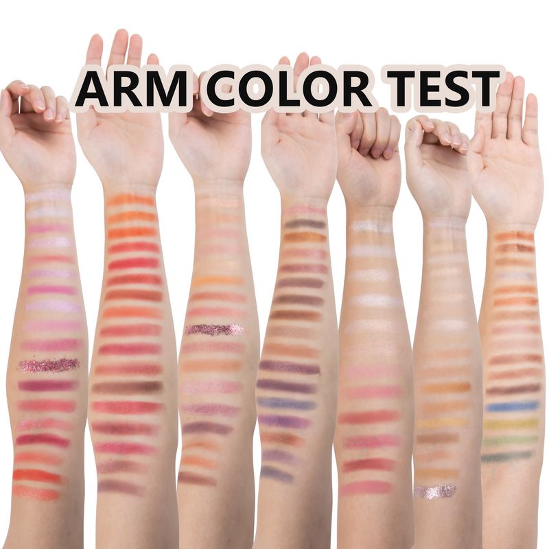 URATM 117-Color Folding Eyeshadow Palette - 4-Layer All-in-One With Matte & Pearlescent Shadows, Blush, Contour & Highlighter_voghion.com