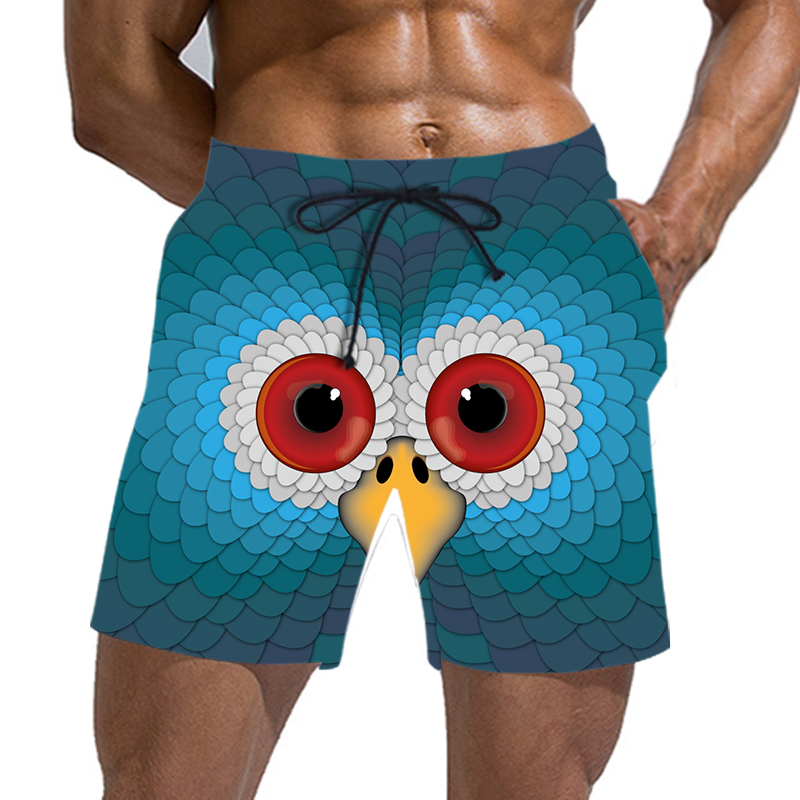 Été drôle impression 3D Shorts de plage mode Fitness décontracté séchage rapide Bermuda Shorts de course Surf maillots de bain maillots de bain_voghion.com