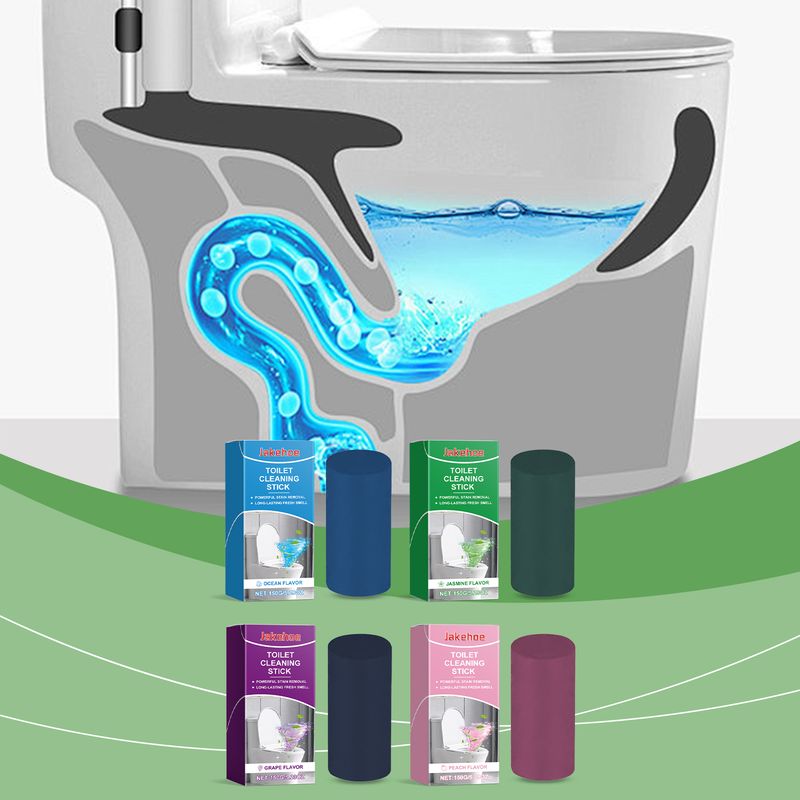 Jakehoe Toilet Cleaning Stick (Peach Flavor) Toilet Toilet Cleaning Urine Stains Odor Dirt Household Fragrance Cleaning Stick_voghion.com