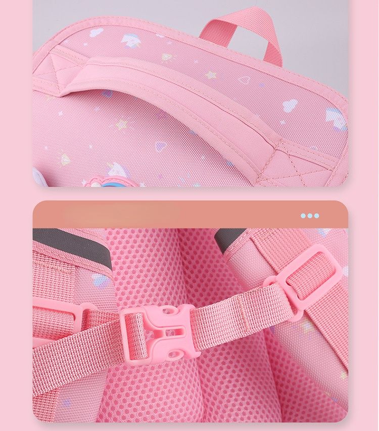 Large Capacity Orthoped Unicorn For Girls 3D Cartoon School Kawaii Boys Primary 1-6 Grade Student Backpacks_voghion.com