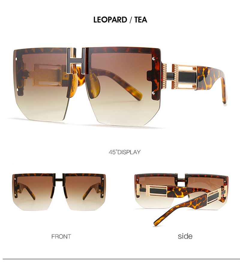 Mode Neue Mode Vintage Quadrat Sonnenbrille Für Frauen Männer Marke Retro Overside Rahmen Brille Fahren Polarisierte Brillen UV400_voghion.com