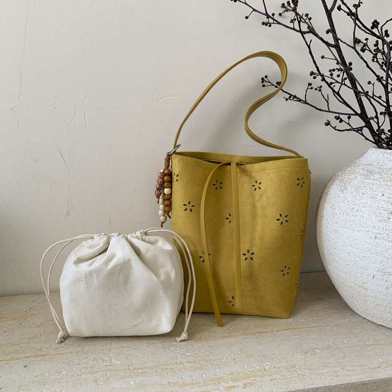 Borsa a tracolla da donna in pelle scamosciata, versatile, casual, opaca, con design alla moda, da pendolare, da ascella_voghion.com